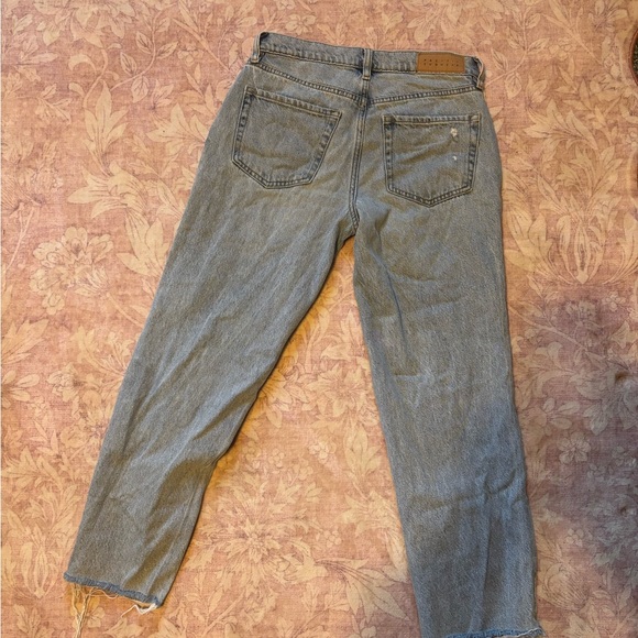 Pacific Sunwear Light Blue Distressed Straight Leg Jeans - Picture 2 of 4